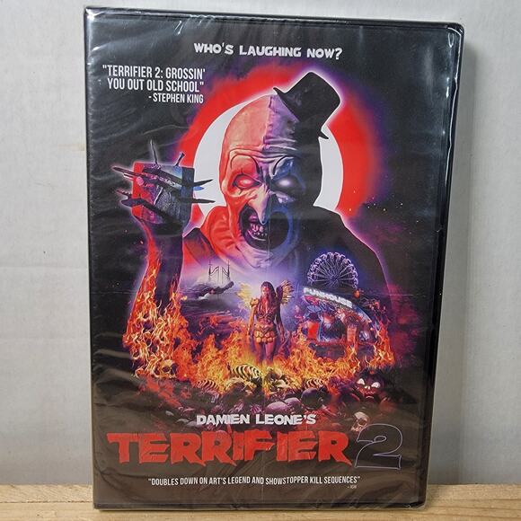 DVD Damien Leone's Terrifier 2 NEW / SEALED - Picture 1 of 2